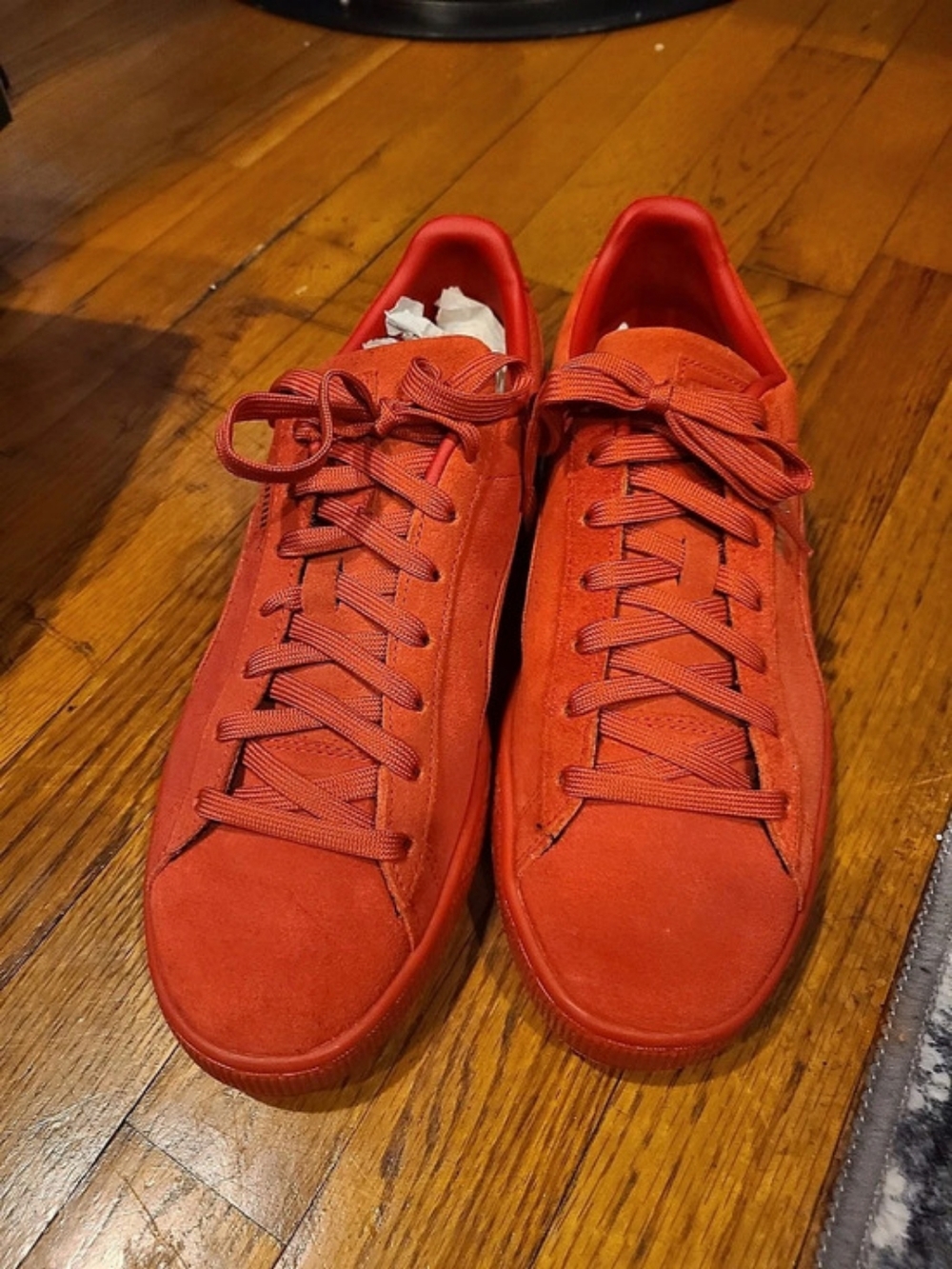 PUMA Suede Classic Monored Red Sneakers